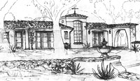 Santa Barbara Style drawings